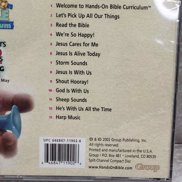 2002 Audio CD Hands On Bible Curriculum Toddlers & 2s Sealed Split Channel VTG - Picture 3 of 10